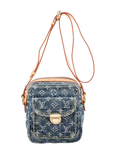 Louis Vuitton denim crossbody bag